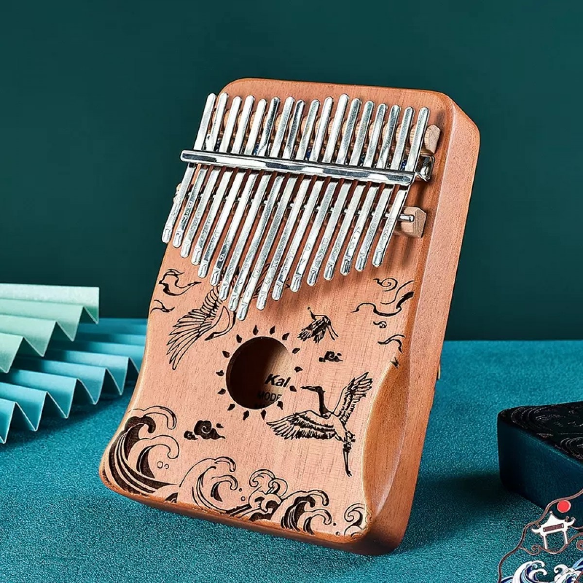 拇指琴17音/个【颜色款式随机】