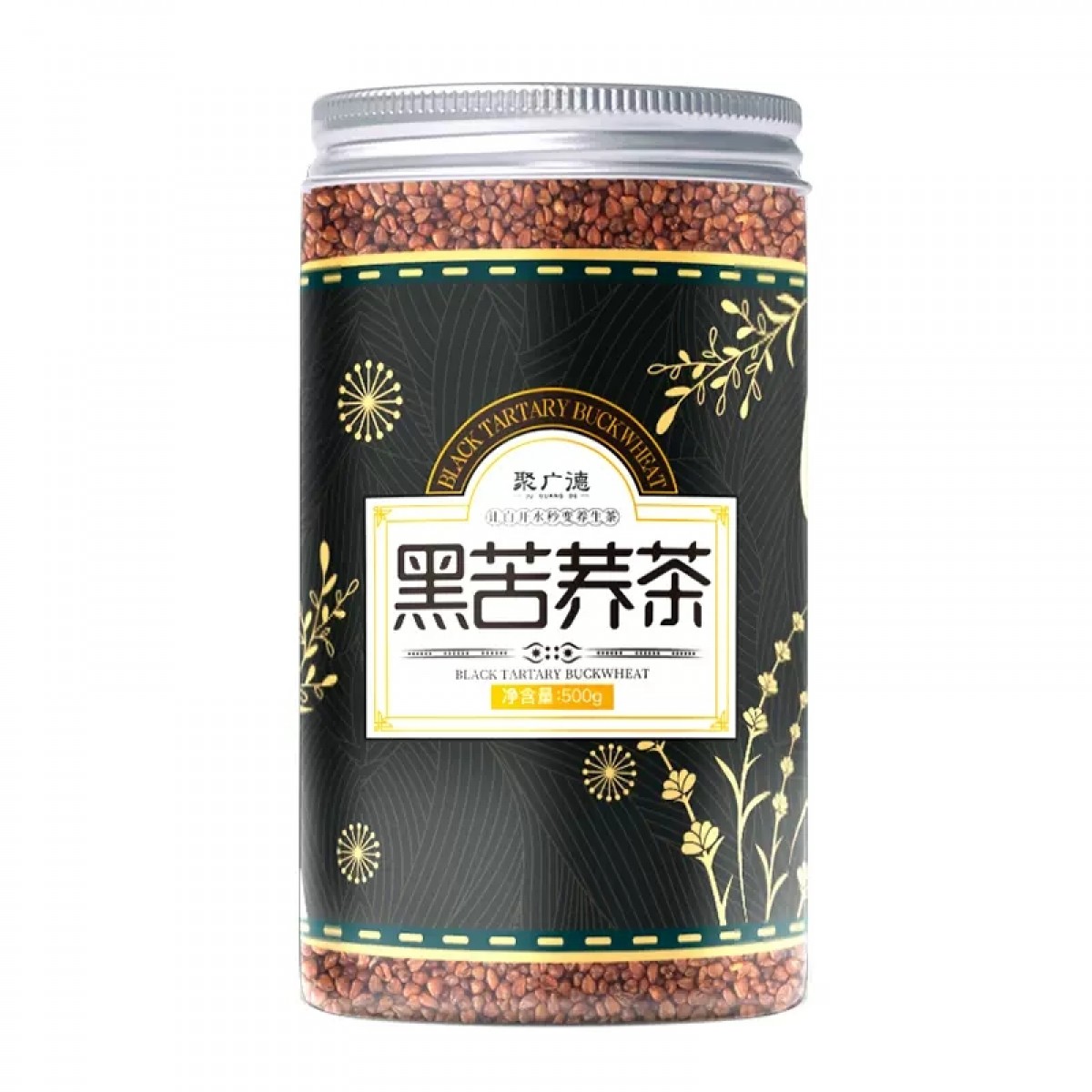 黑苦荞麦茶500g/罐