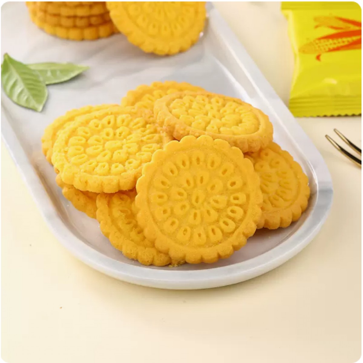玉米饼干无蔗糖粗粮早餐零食500g*1袋