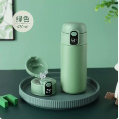 带吸管的保温杯老年人专用喝水防呛防洒420ml